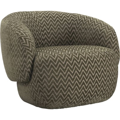 Fauteuil lounge à motif chevron RECOLLECTION