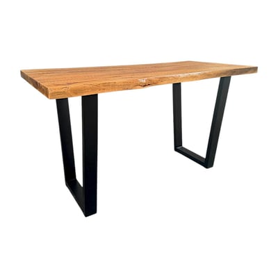 Table haute en bois de teck recyclé 190 cm TIMOR PIER IMPORT