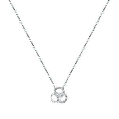 Collier en argent 925 et oxyde de zirconium CLEOR