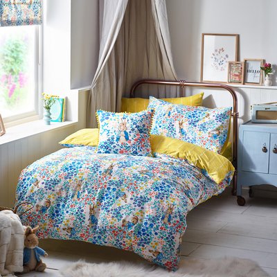Peter Rabbit Florelli 100% Cotton Duvet Cover and Pillowcase Set PETER RABBIT