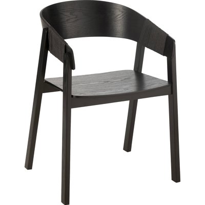 Chaise en frêne  assise cordée design contemporain RECOLLECTION