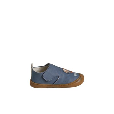 Chaussons scratchés en cuir souple VERTBAUDET