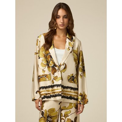 Veste en viscose à motif OLTRE