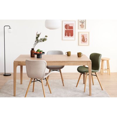 Table à manger rectangulaire extensible en bois L160/234 10 personnes - BONIE HELLIN, DEPUIS 1862