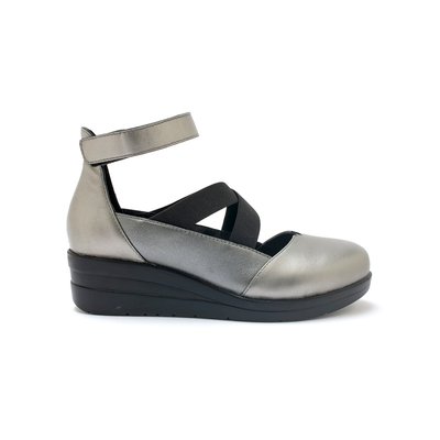 Babies hautes compensées en cuir PEDICONFORT