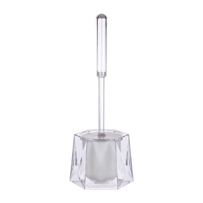 Acrylic Toilet Brush and Holder SO'HOME