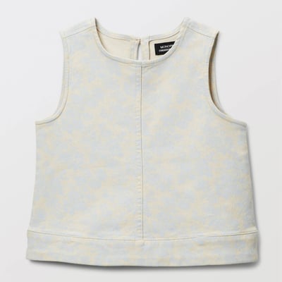 Top sans manches en twill imprimé MONOPRIX