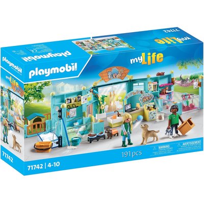 My Life Hôtel des animaux : soigneurs, chiens et chats PLAYMOBIL