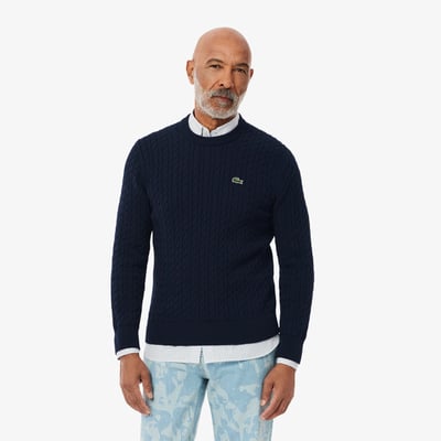 Pull torsadé coton LACOSTE