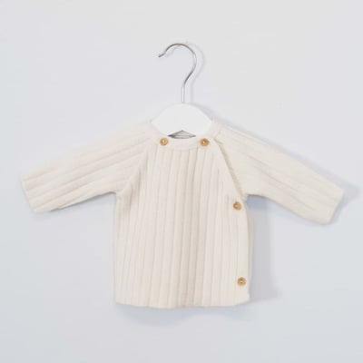 Brassière Bébé "Les Baigneurs" - Tricot Marin 1 à 12 Mois - Confort Doux - Fabriqué En France