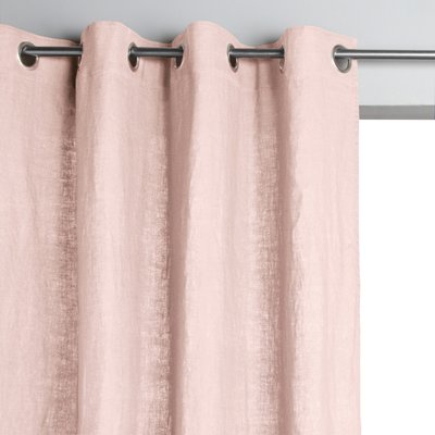 Private Pre-Washed Linen Curtain with Eyelets AM.PM