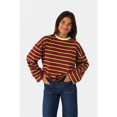 T-shirt rayé manches longues MÍRIAM MINDTRAVELER