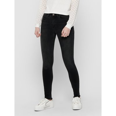Jean skinny, bas frangé ONLY