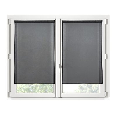 Paire de Rideaux Voile brise bise uni EDEN