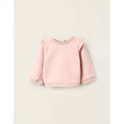 Sweat Floral Gratté avec Volants ZIPPY
