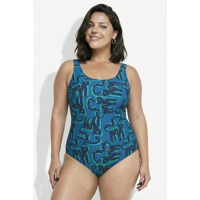 Maillot de bain motif chats ULLA POPKEN