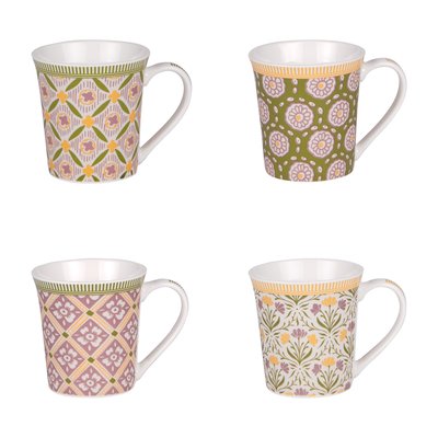 Coffret de 4 mugs   38 cl-CHESTER TABLE PASSION