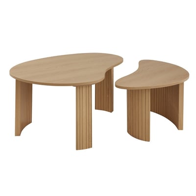 Lot de 2 tables basses - THÉA CALICOSY