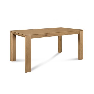 Table à manger extensible en chêne naturel L160/247 - FILIGRAME HELLIN, DEPUIS 1862
