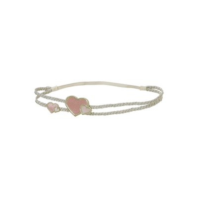 Headband tressé avec coeurs appliqués VERTBAUDET