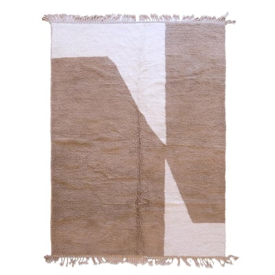 Tapis berbère original au style minimaliste en laine 248 x 350 cm AFK LIVING