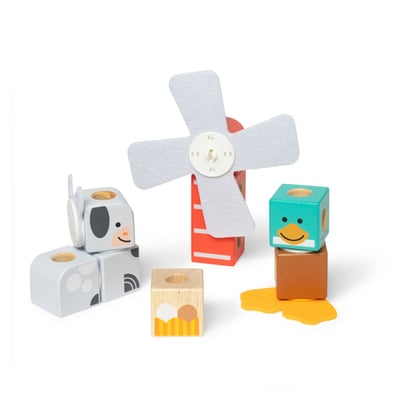 Melissa  and  Doug Les amis de la ferme - 16 pieces - BLOCKABLES SPINMASTER