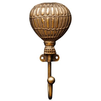 Patère crochet métal doré montgolfière 12.5x5.5x5.5cm WADIGA