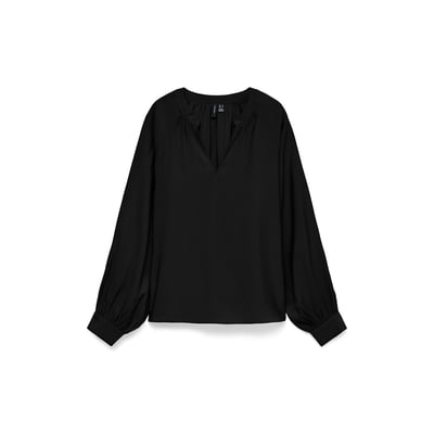 Blusa com mangas compridas e decote em V VERO MODA