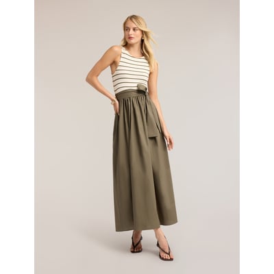 Robe avec jupe et top à rayures MOTIVI