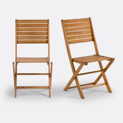 2er-Set Gartenstühle Napli, Akazie LA REDOUTE INTERIEURS