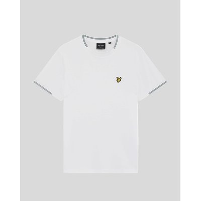 T-shirt en coton fin à liserés contrastés LYLE & SCOTT