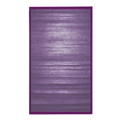 Tapis en bambou larges lattes et ganse  SOLO BAMBOO THE DECO FACTORY