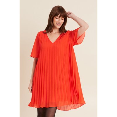 Robe droite plissée BREAL