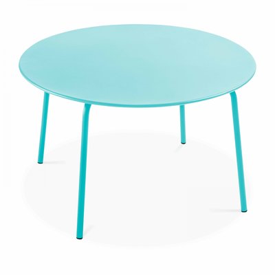 Table de jardin ronde en métal, PALAVAS OVIALA