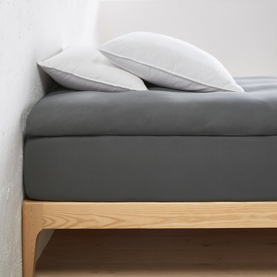 Fixleintuch für Matratzenauflage, Jersey mit 30% recycelter Baumwolle LA REDOUTE INTERIEURS