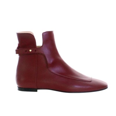 Boots daim rouge La Redoute