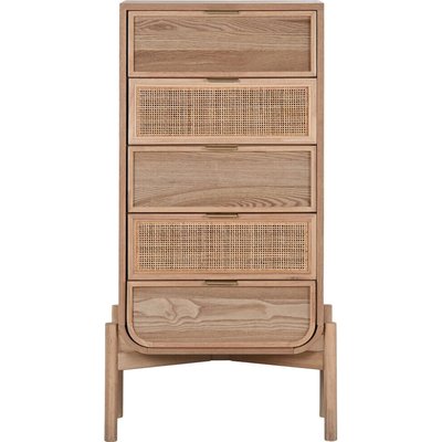 Chiffonnier rattan tropical en bois élégant et pratique RECOLLECTION