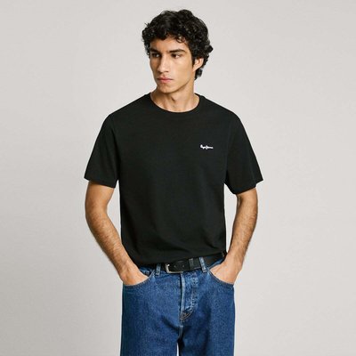 T-Shirt Coupe Regular Avec Logo Brodé PEPE JEANS