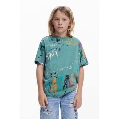Desigual - T-shirt à manches courtes avec gribouillis DESIGUAL
