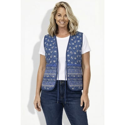 Veste matelassée à fleurs ULLA POPKEN