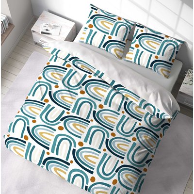 Parure housse de couette polyester, Arc En Ciel C DESIGN HOME TEXTILE