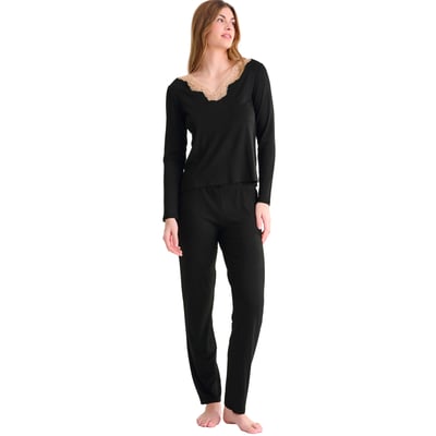 Pyjama pantalon top manches longues TANIA LISCA