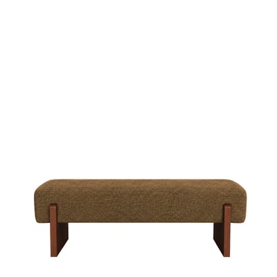 Banc en tissu et bois- SALLY DRAWER