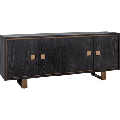 Bahut moderne en bois, 4 portes, Hunter RECOLLECTION