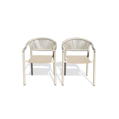 Lot de 2 fauteuils de jardin SUMBA DCB GARDEN