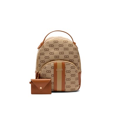 Sac à dos jacquard avec pochette LIU JO