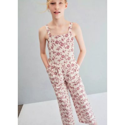 Combinaison coton en imprimé fleuri MANGO KIDS