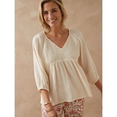 Blouse avec smocks DAXON