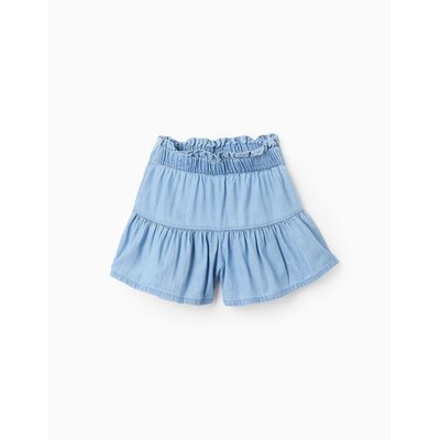 Short en Denim avec Volants ZIPPY