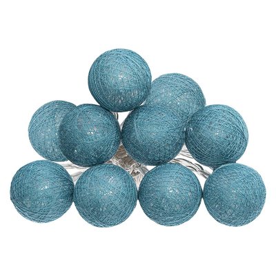 Guirlande led à pile "Tara" 10 boules lumineuses L165cm ATMOSPHERA